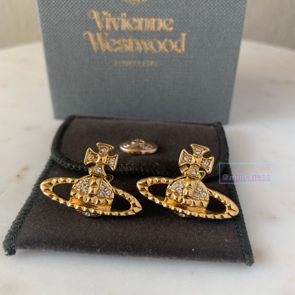 Vivienne Westwood Jewelry - Vivienne Westwood gold orb classic earrings
